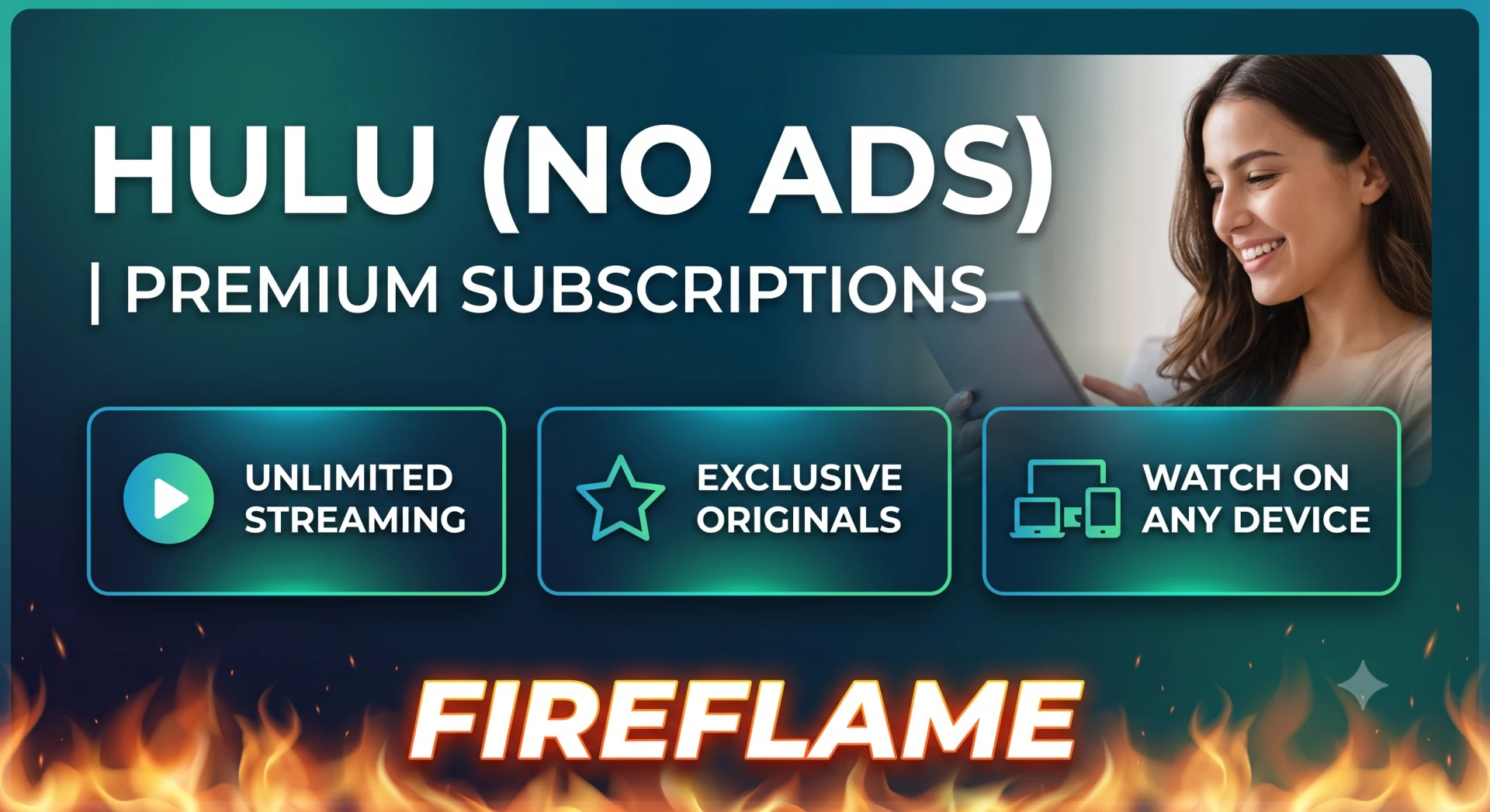 Hulu (No Ads) | Premium Subscriptions