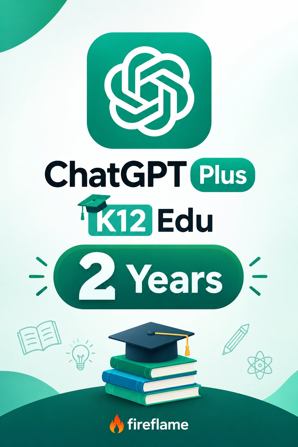 ChatGPT Plus K12 Edu 2 years / warranty 5h only