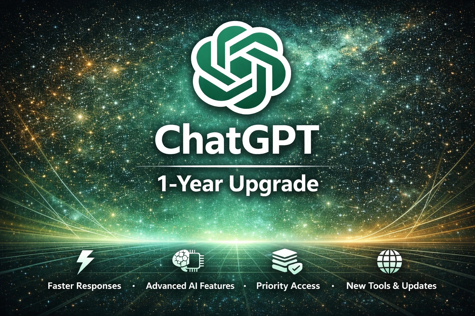 Chatgpt Plus 1 year upgrade